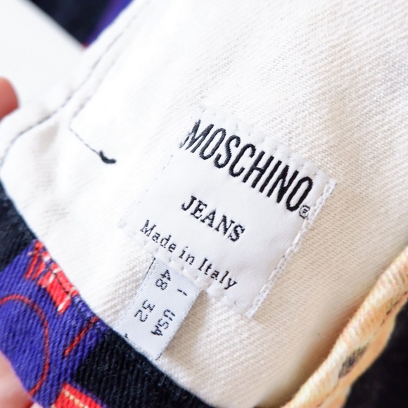 MOSCHINO VINTAGE 1997 Printed Mesh Waistcoat - Picture 7 of 8